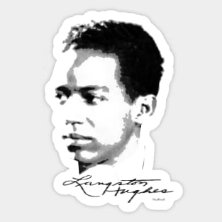 Langston Hughes Sticker